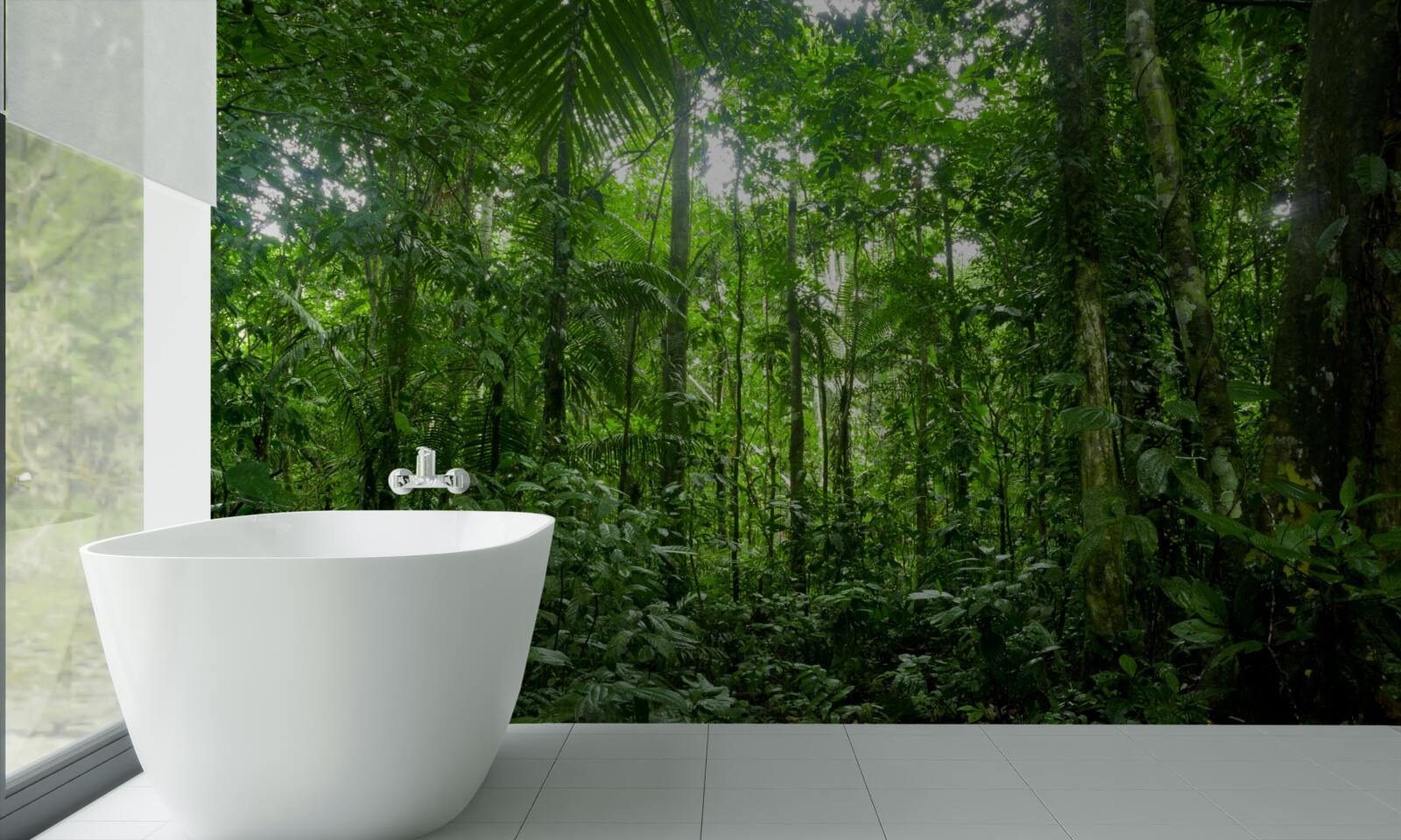 Fototapet peisaj de pădure tropicală, amazon