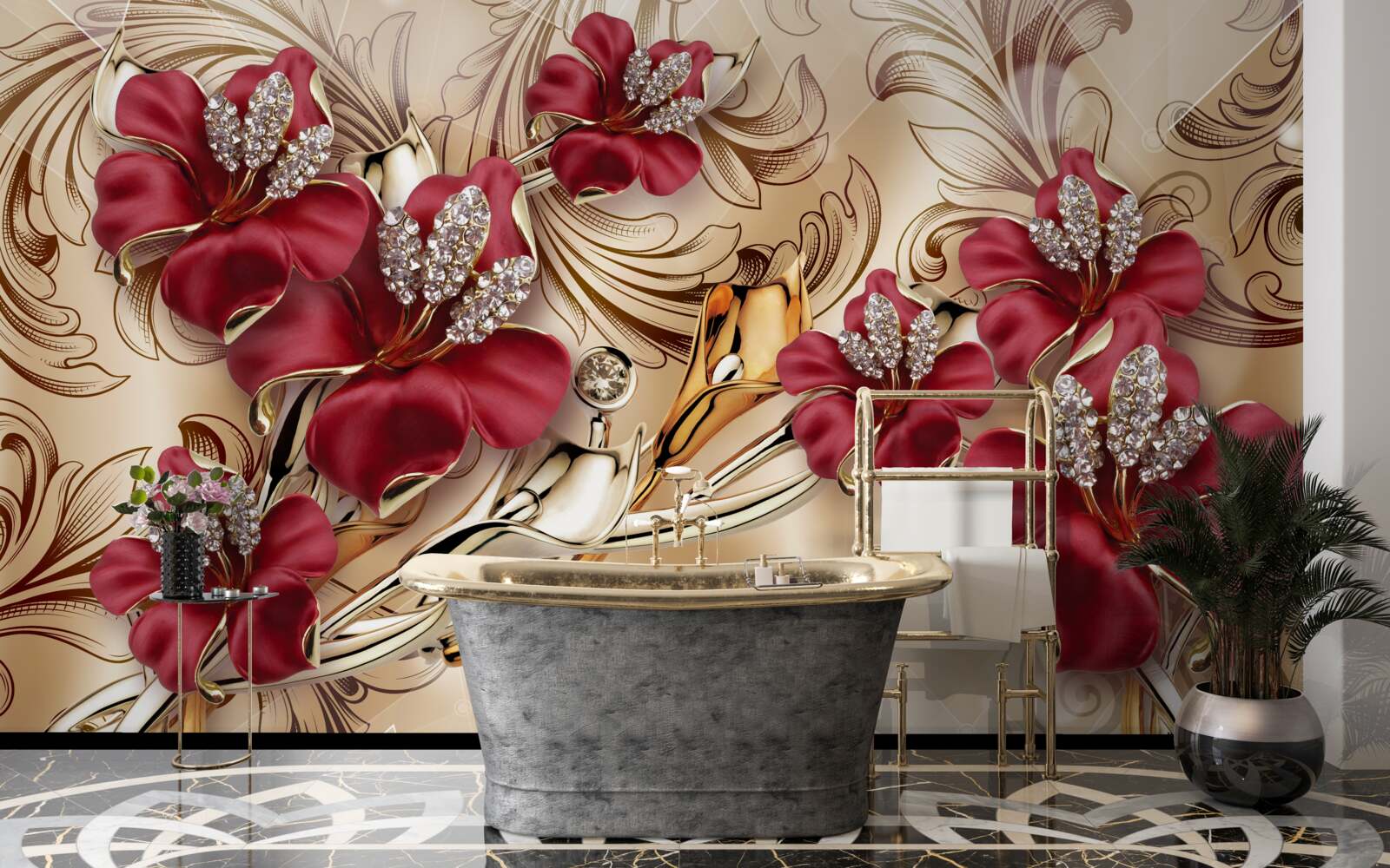 Fototapet crini maronii king-size