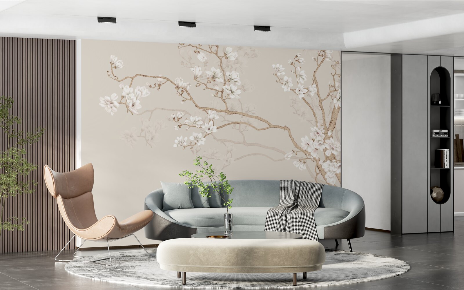 Fototapet tapet cu o imagine a unui cireș