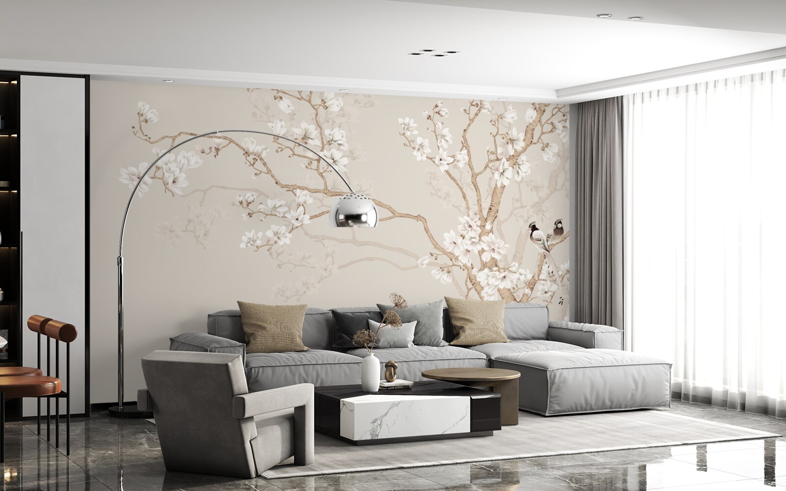 Fototapet tapet cu o imagine a unui cireș