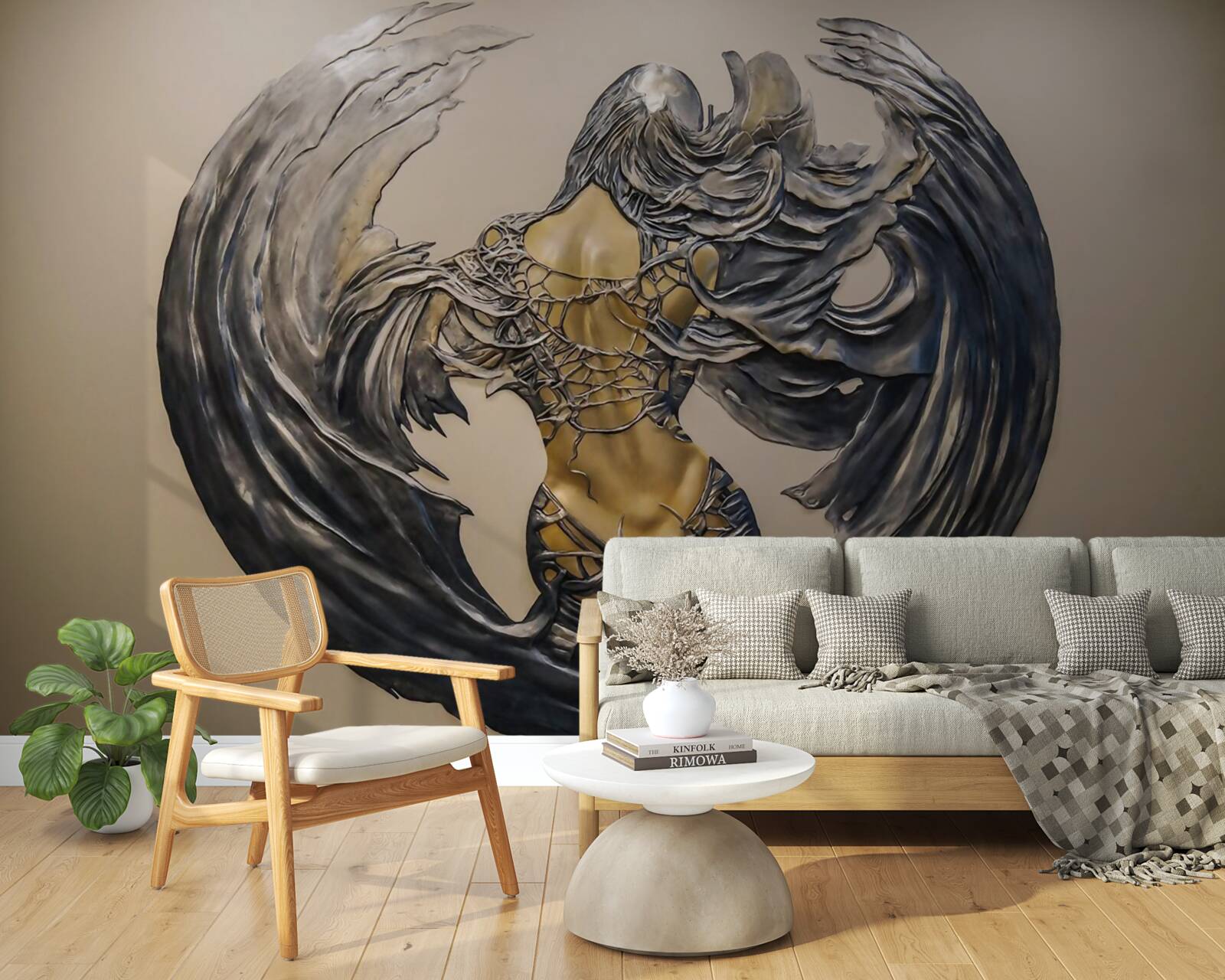 Fototapet serafim pe perete