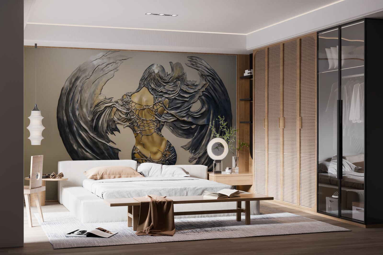 Fototapet serafim pe perete