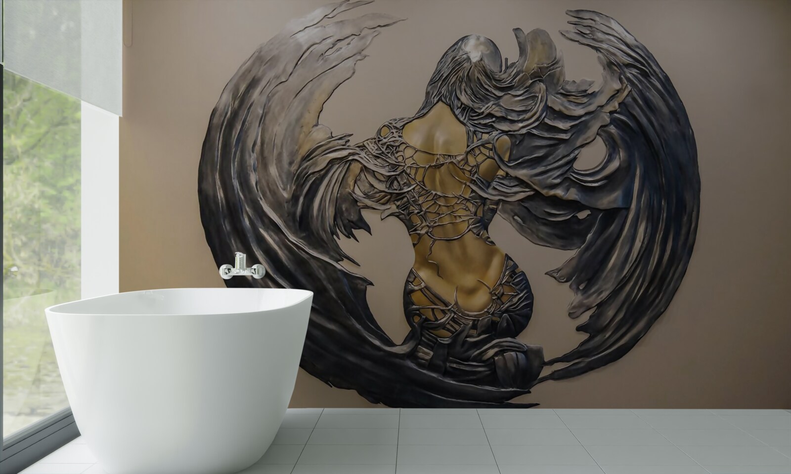 Fototapet serafim pe perete