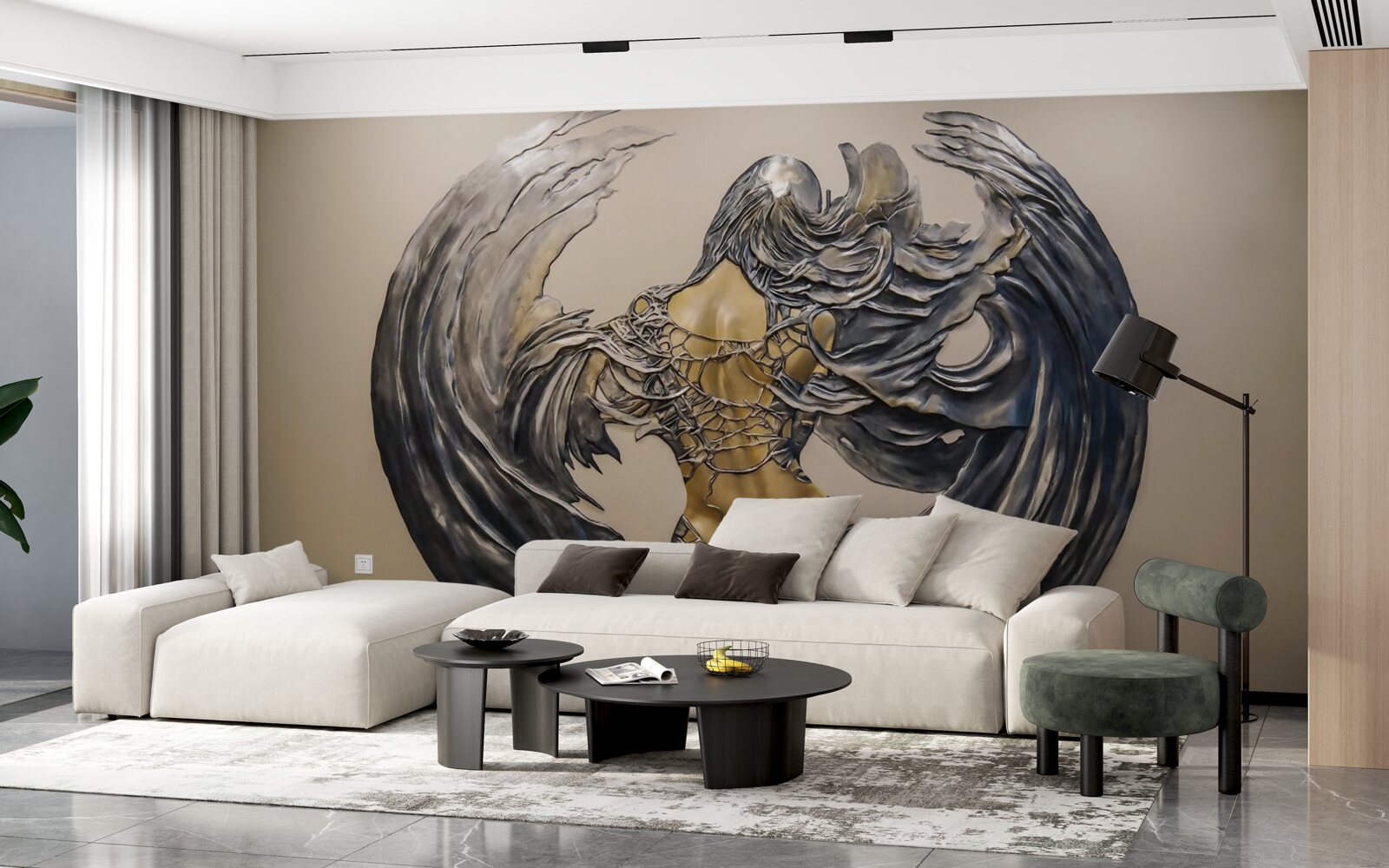 Fototapet serafim pe perete