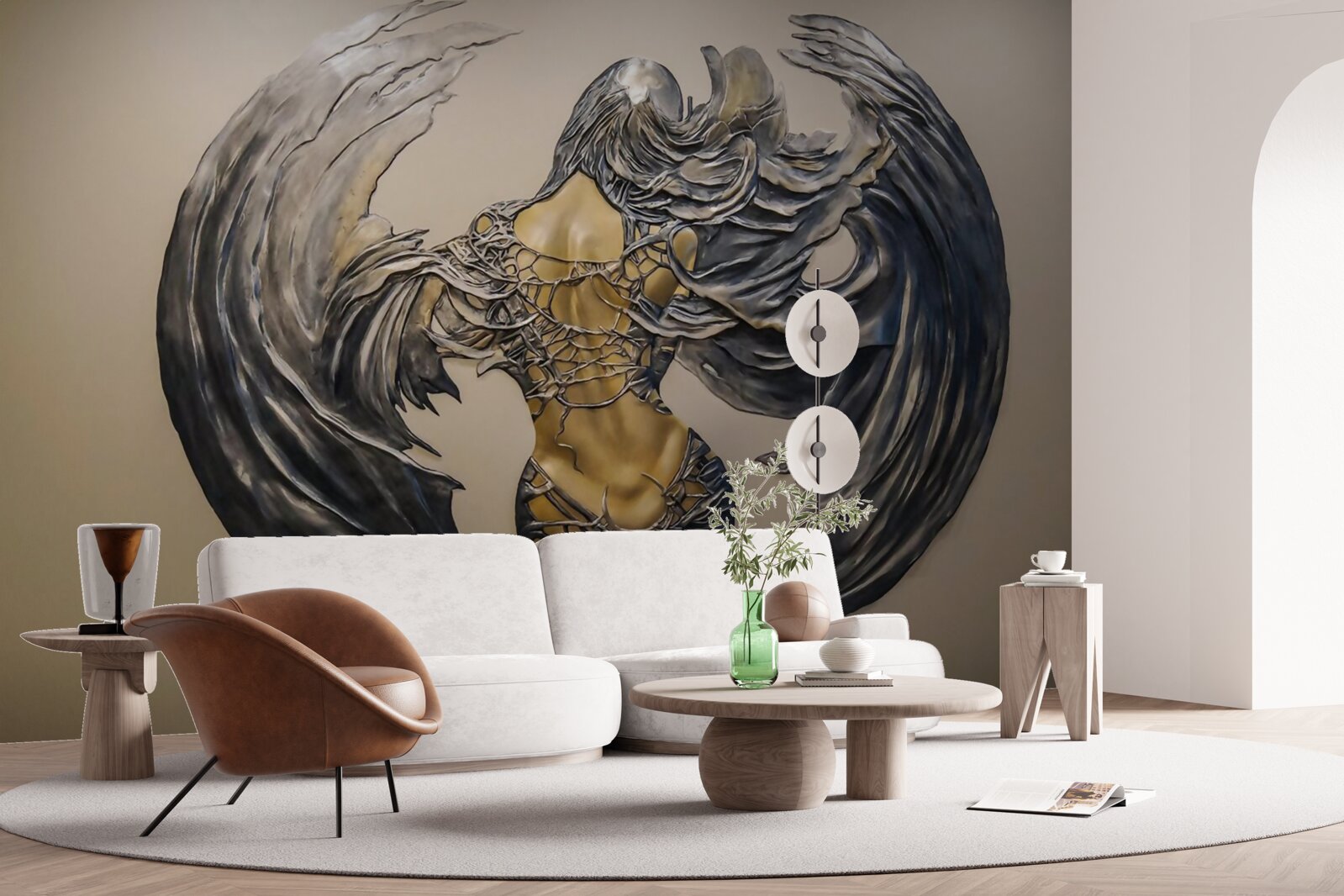 Fototapet serafim pe perete