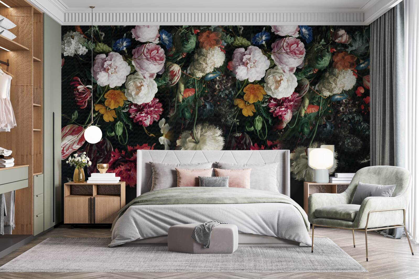 Fototapet muguri trunchiați, botanică și creativitate contemporană