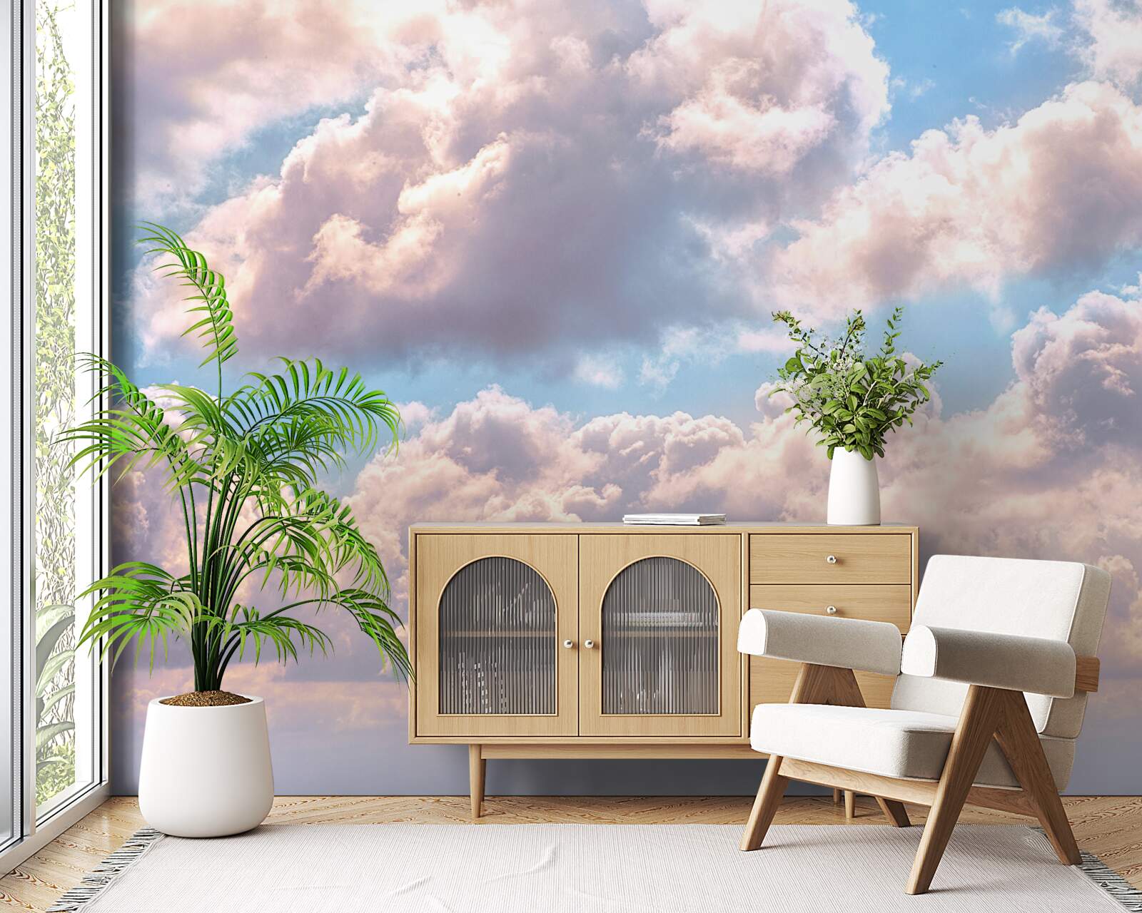 Fototapet zi, cer și nori