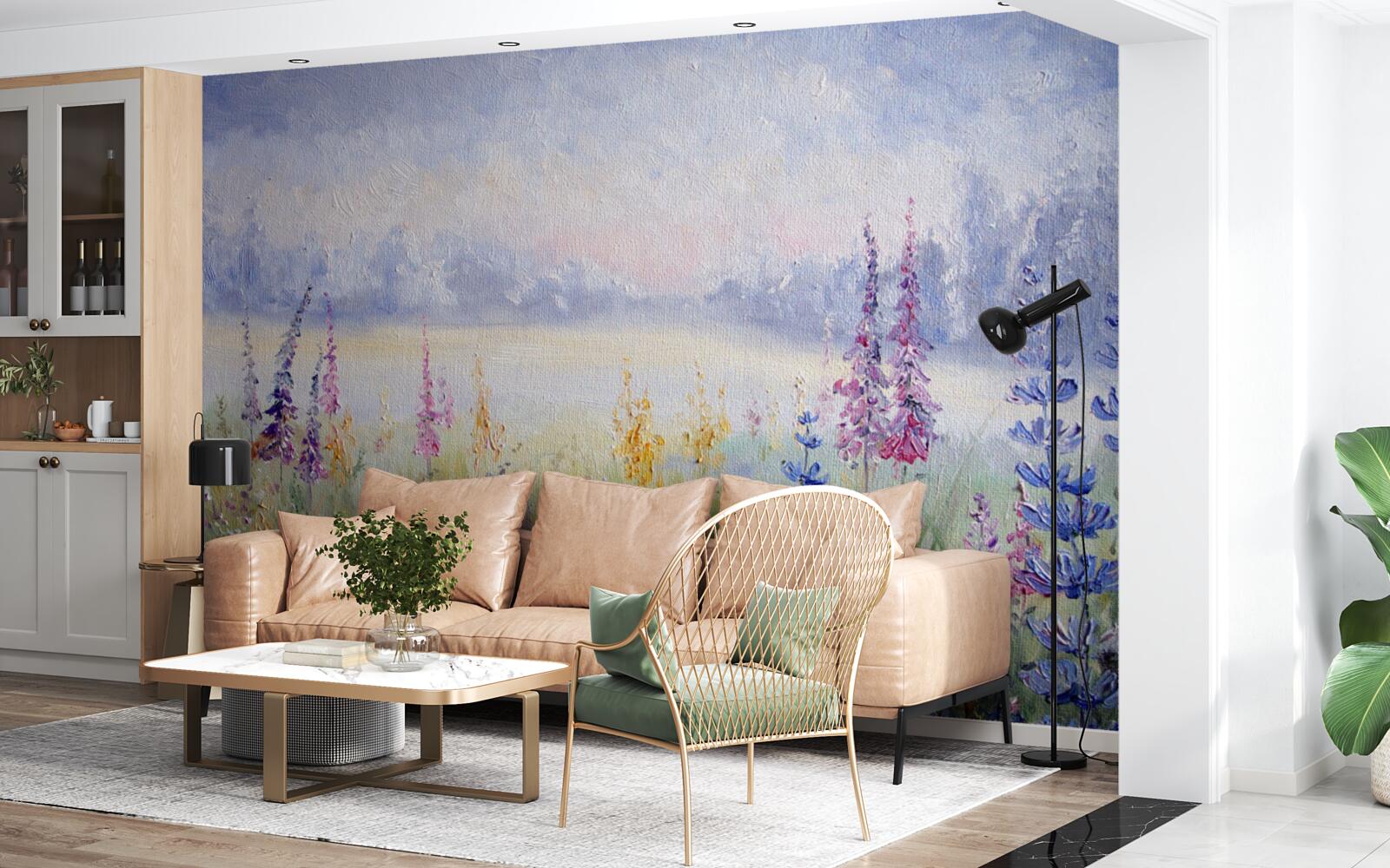 Fototapet câmp de lavandă