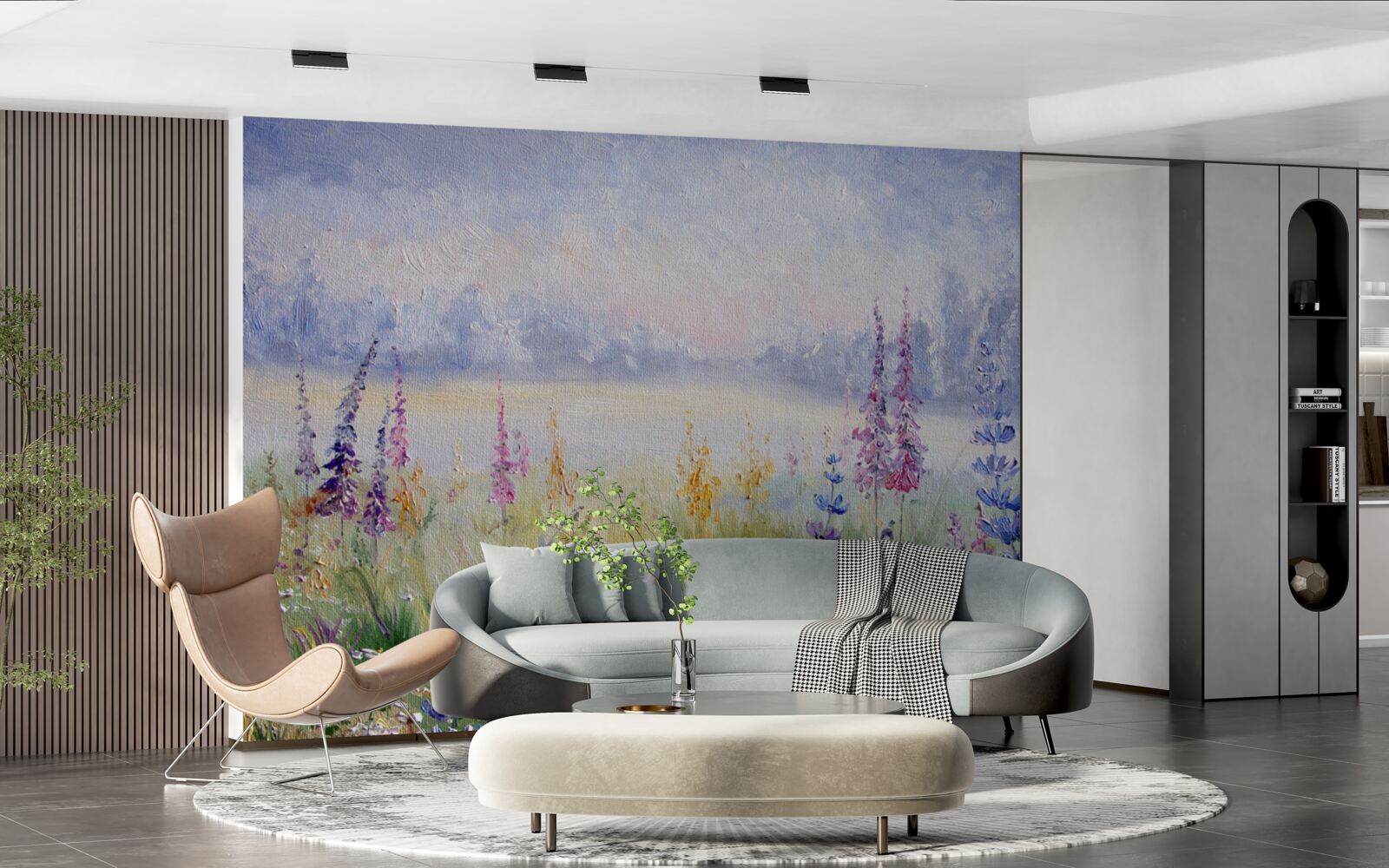 Fototapet câmp de lavandă