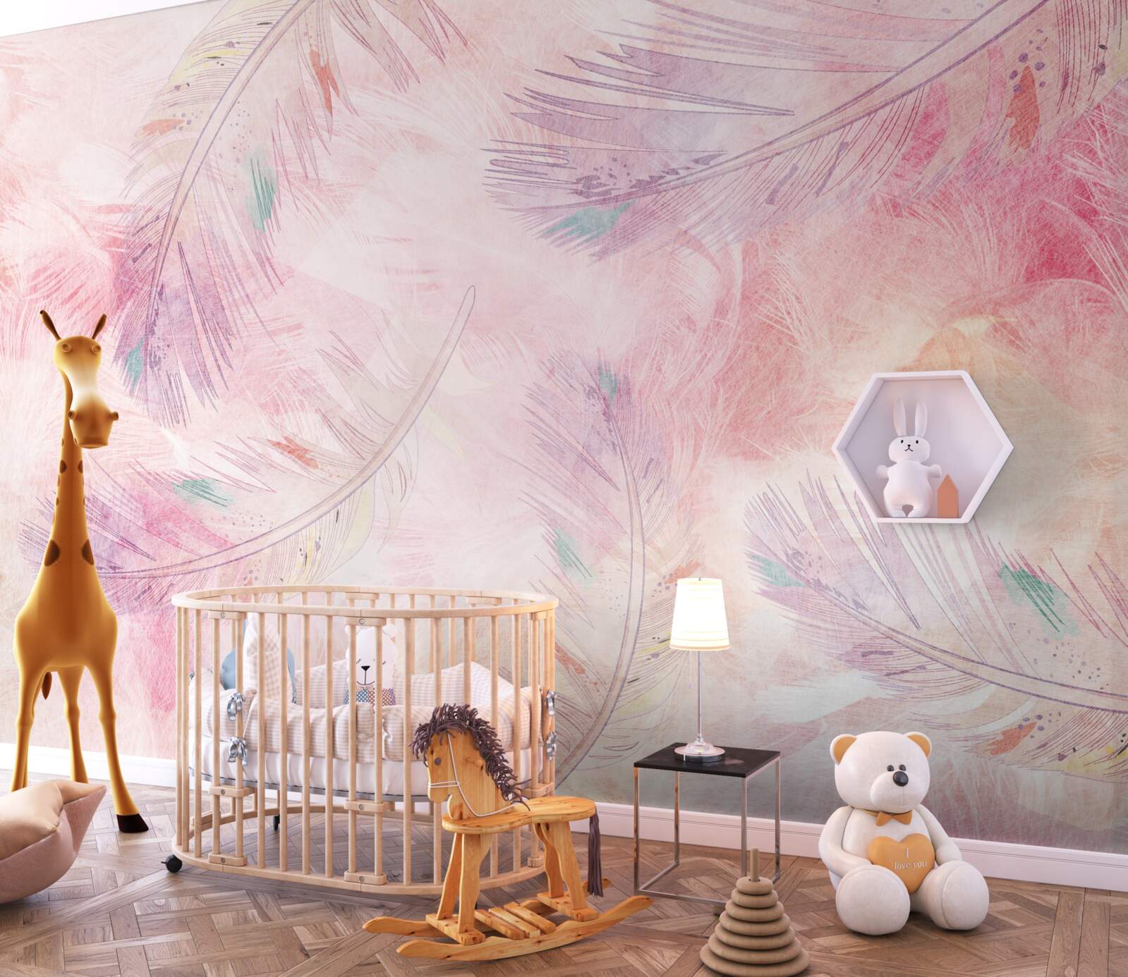 Fototapet pene slab vizibile