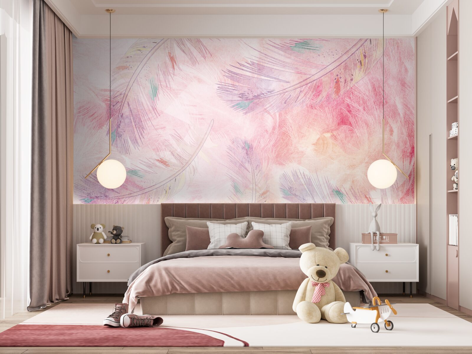 Fototapet pene slab vizibile