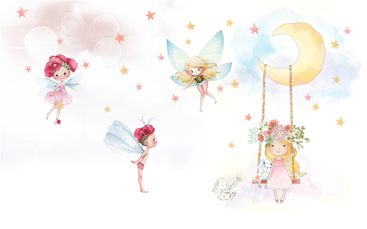 Fototapet zânele florilor