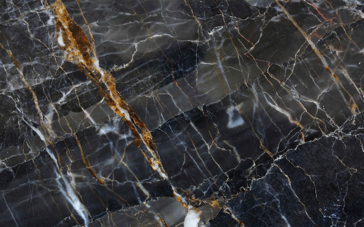 Fototapet marmură vopsită în negru și auriu