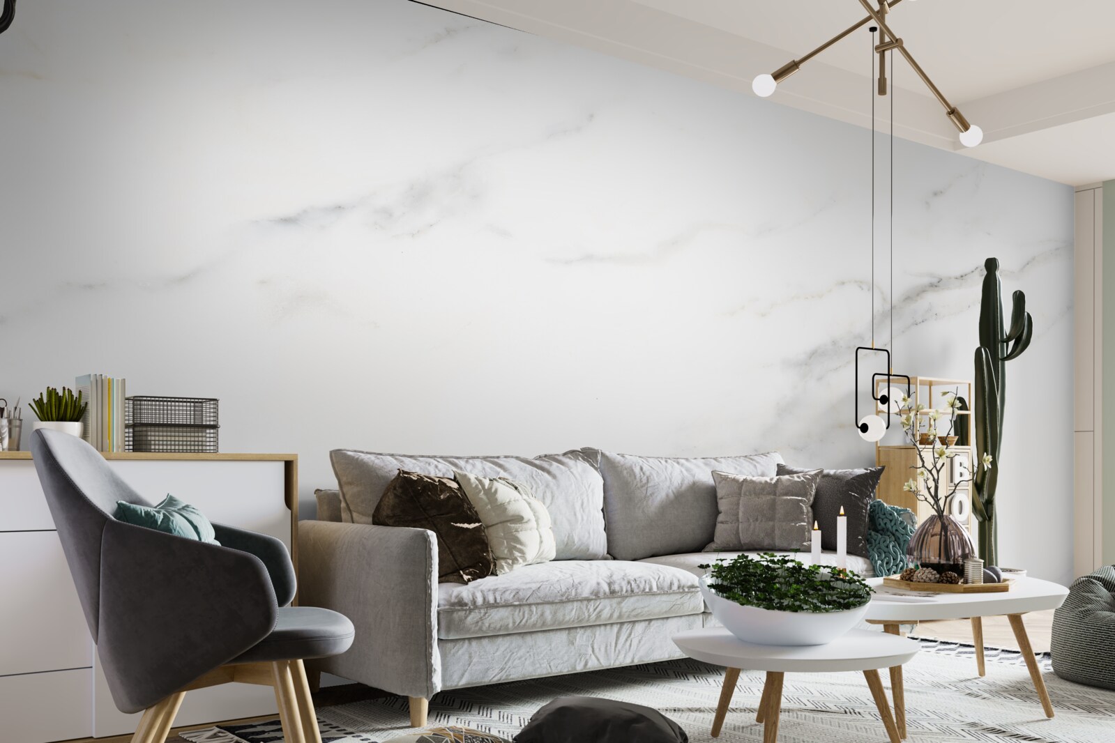 Fototapet marmură albă ca zăpada