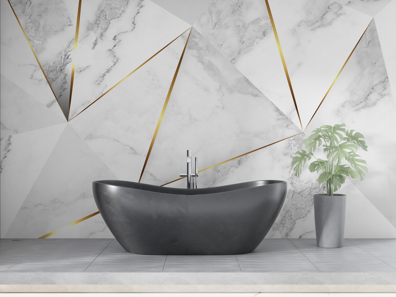 Fototapet marmură albă