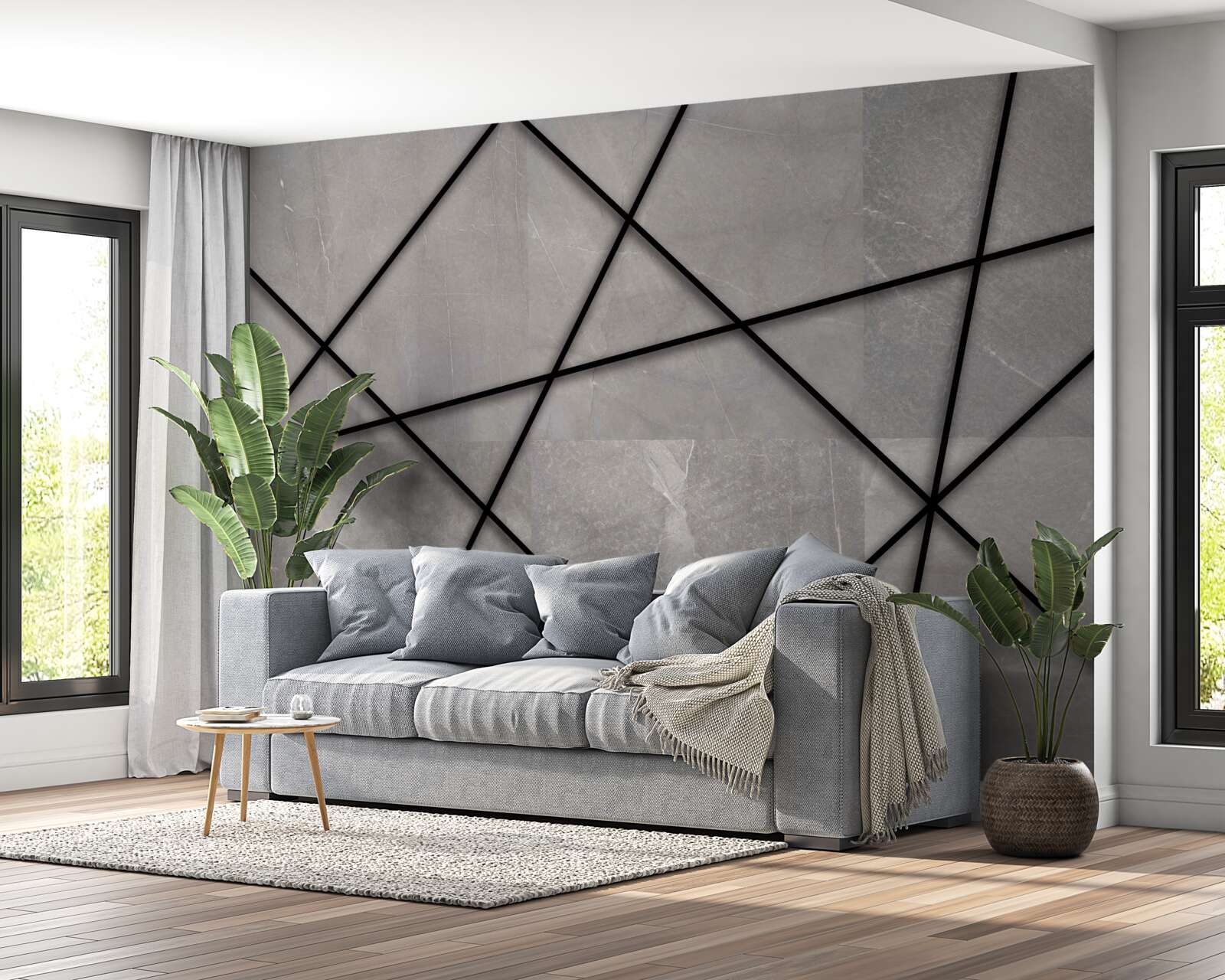 Fototapet dungi în model marmorat