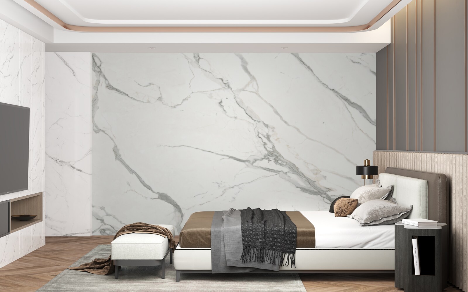 Fototapet marmură albă ca zăpada