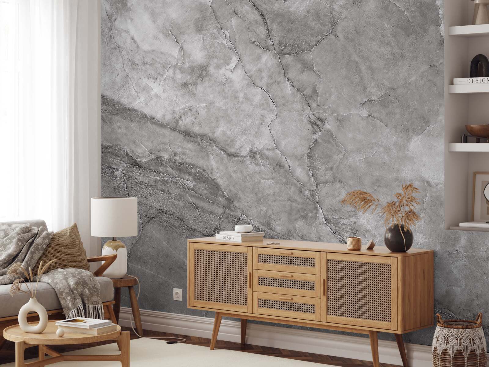 Fototapet marmură gri