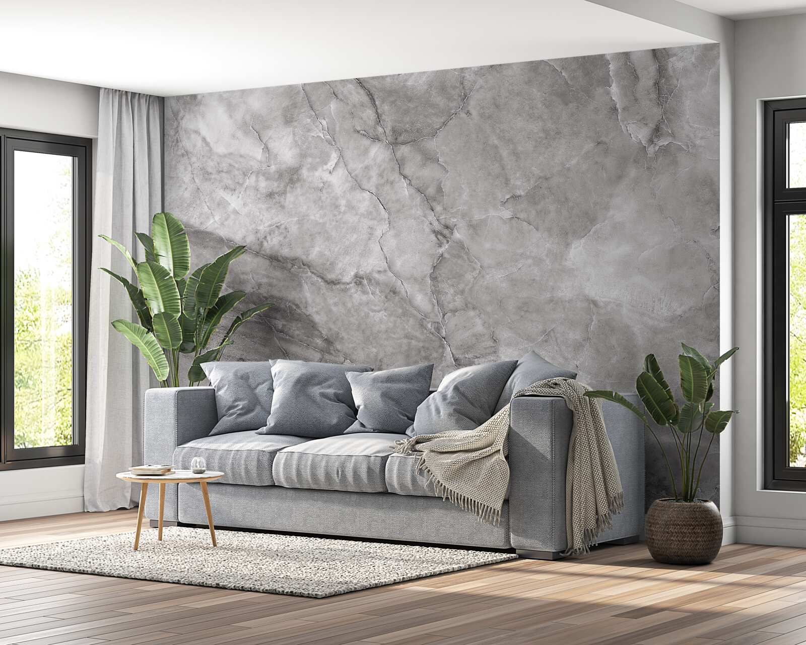 Fototapet marmură gri