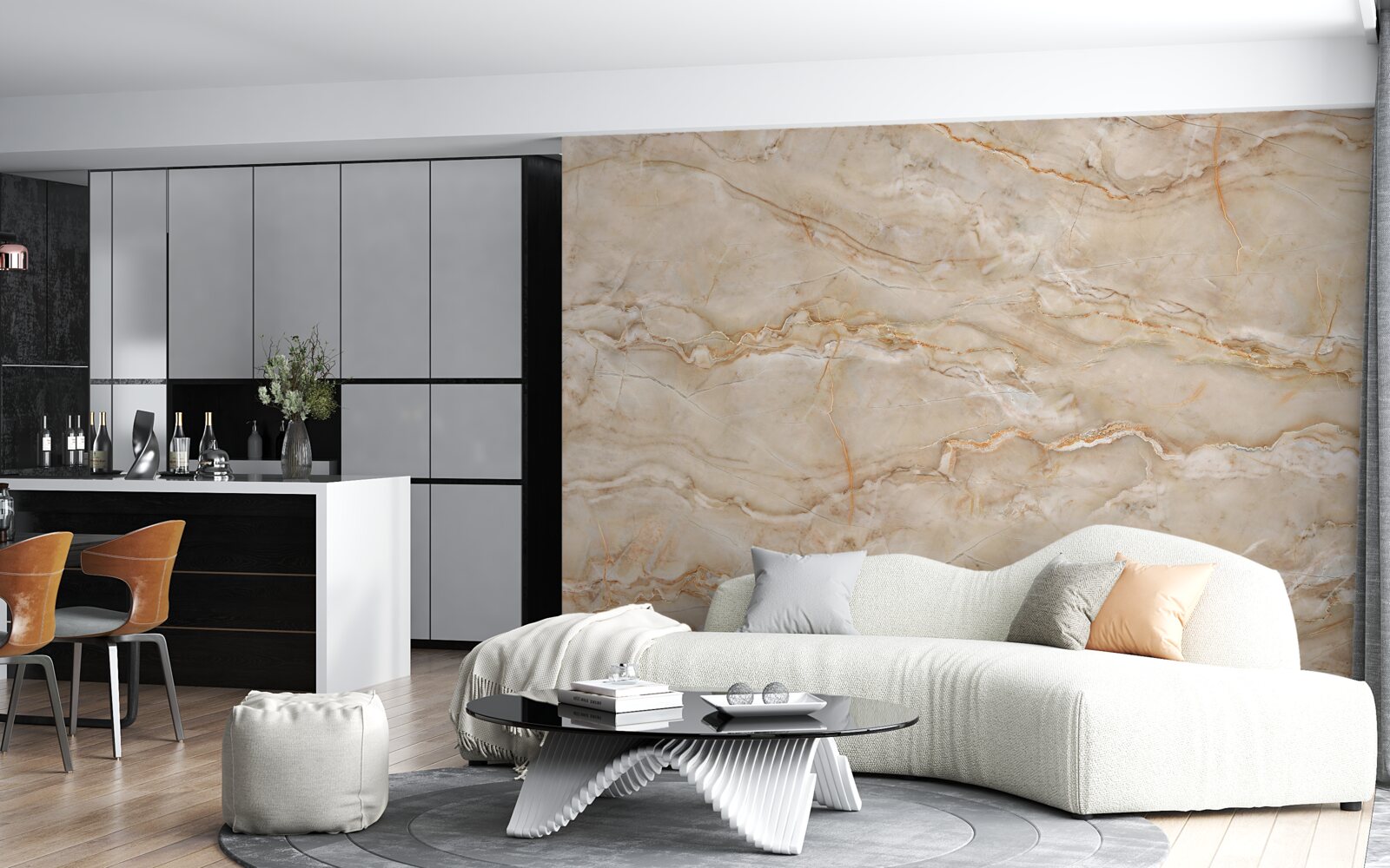 Fototapet marmură roz