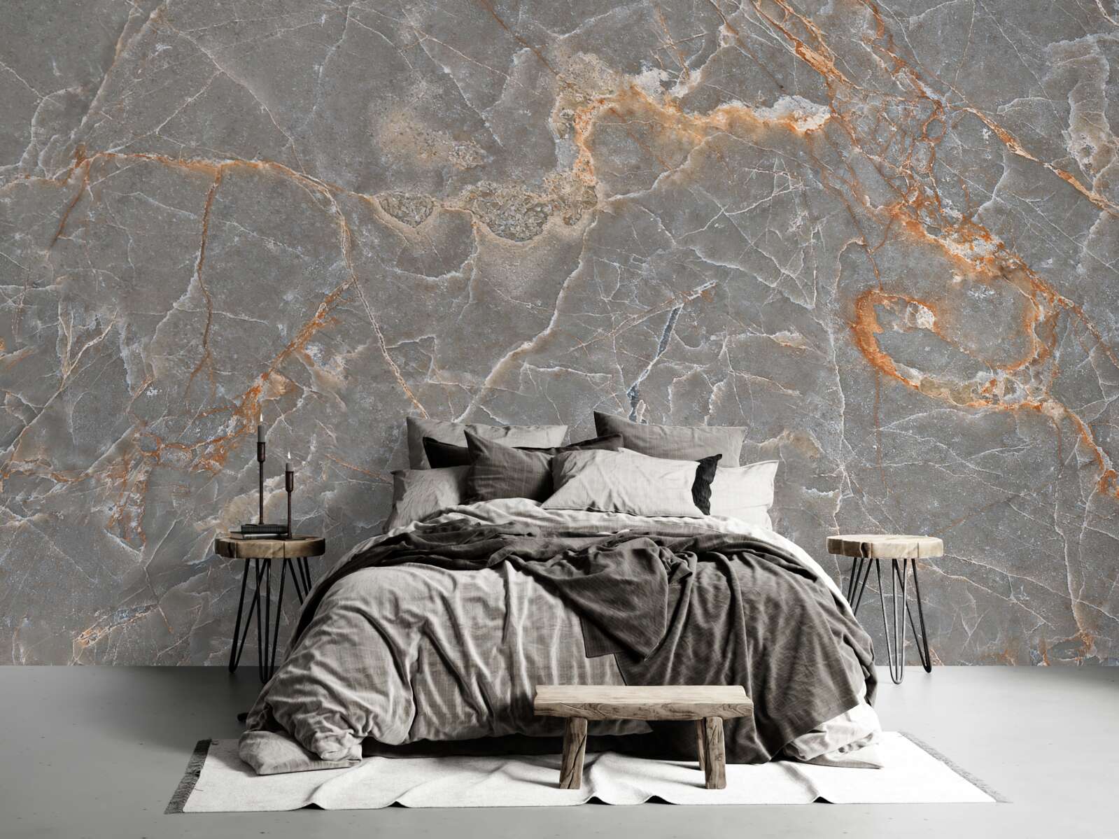 Fototapet marmură de aur și argint