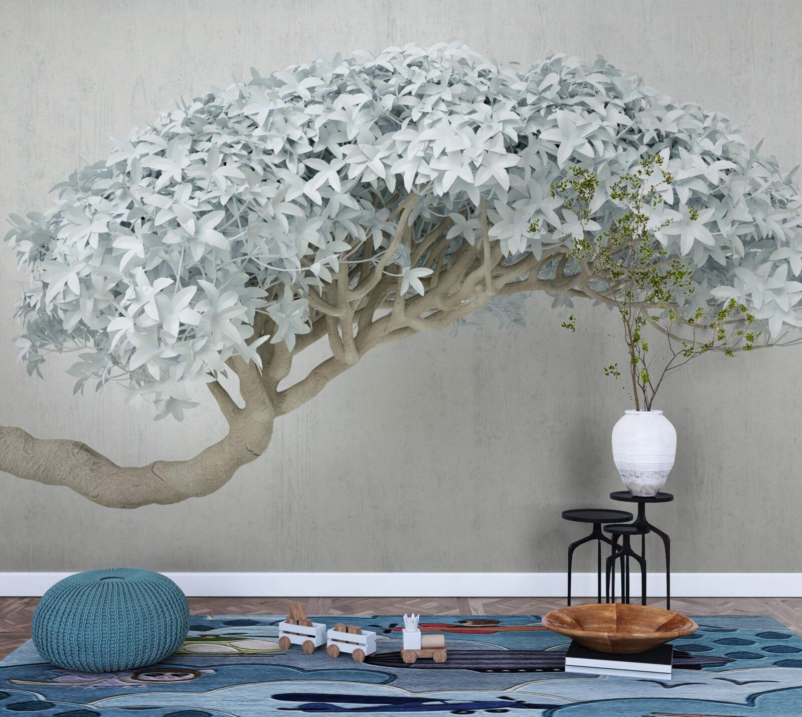 Fototapet ramură înflorită