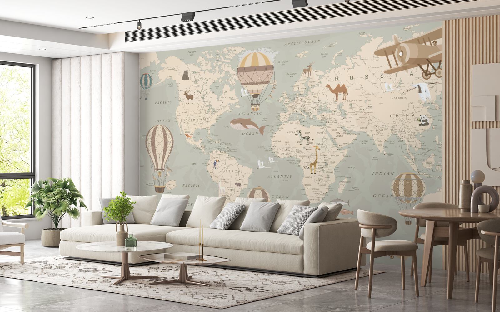 Fototapet ghidul exploratorului în miniatură