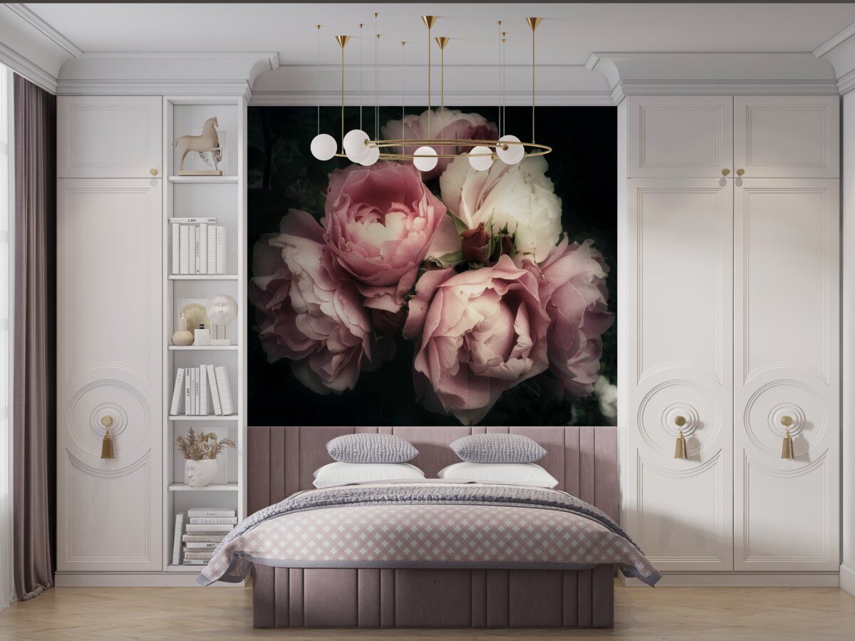 Fototapet petală, floare și nuanță de roz