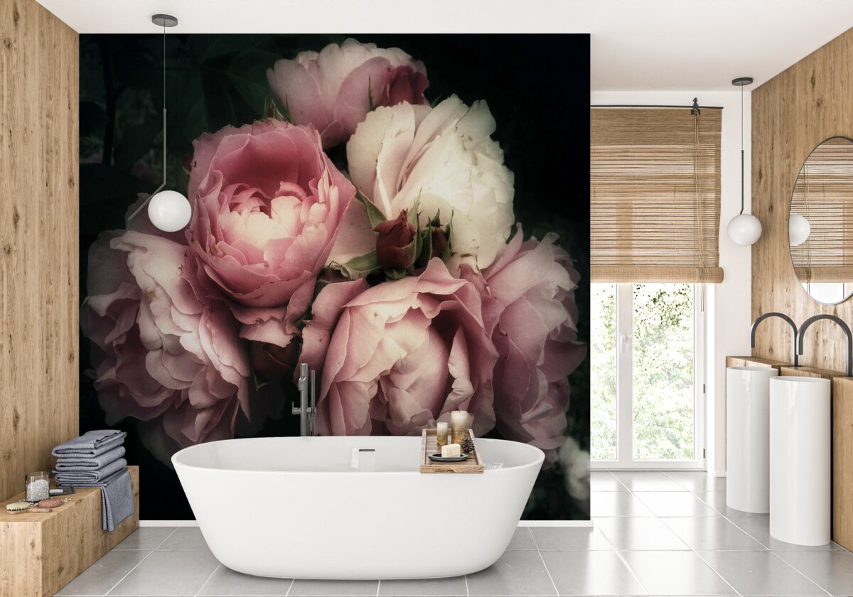 Fototapet petală, floare și nuanță de roz