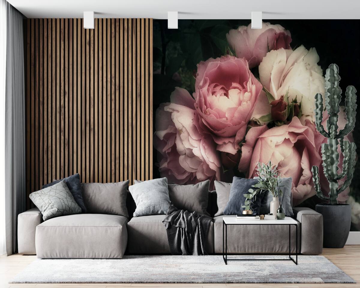 Fototapet petală, floare și nuanță de roz