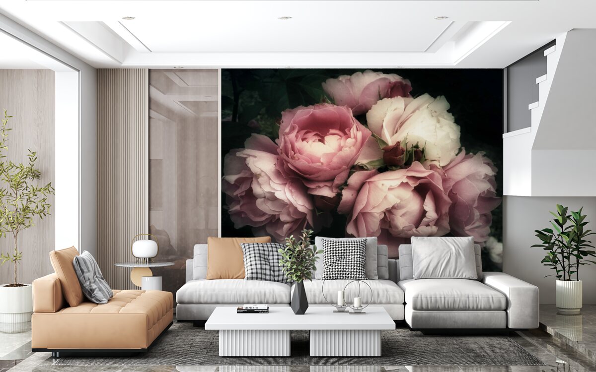 Fototapet petală, floare și nuanță de roz