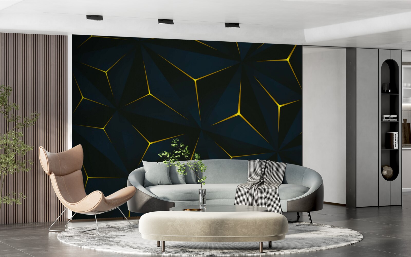 Fototapet inserții de aur a căror integritate a fost compromisă