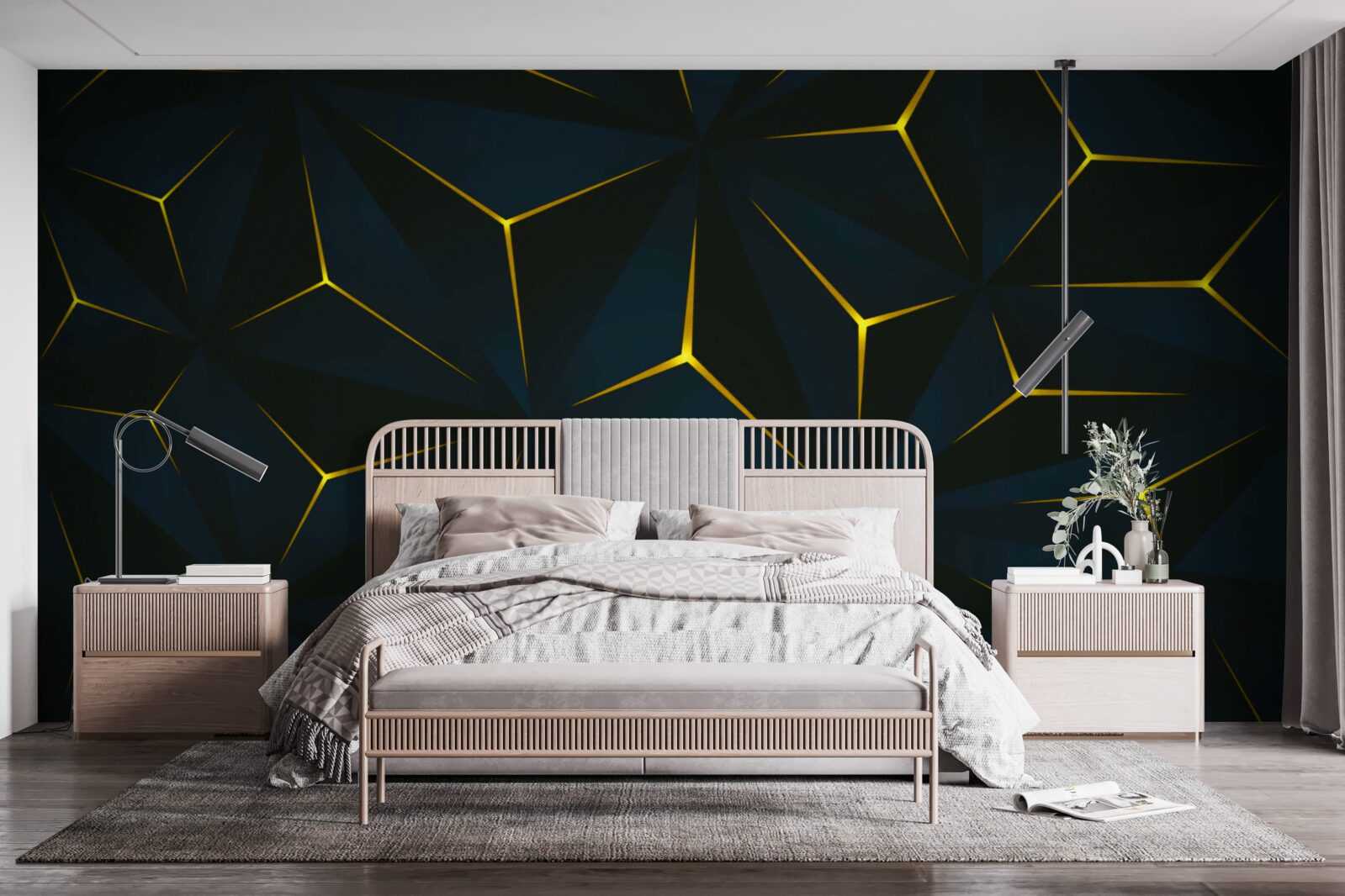 Fototapet inserții de aur a căror integritate a fost compromisă