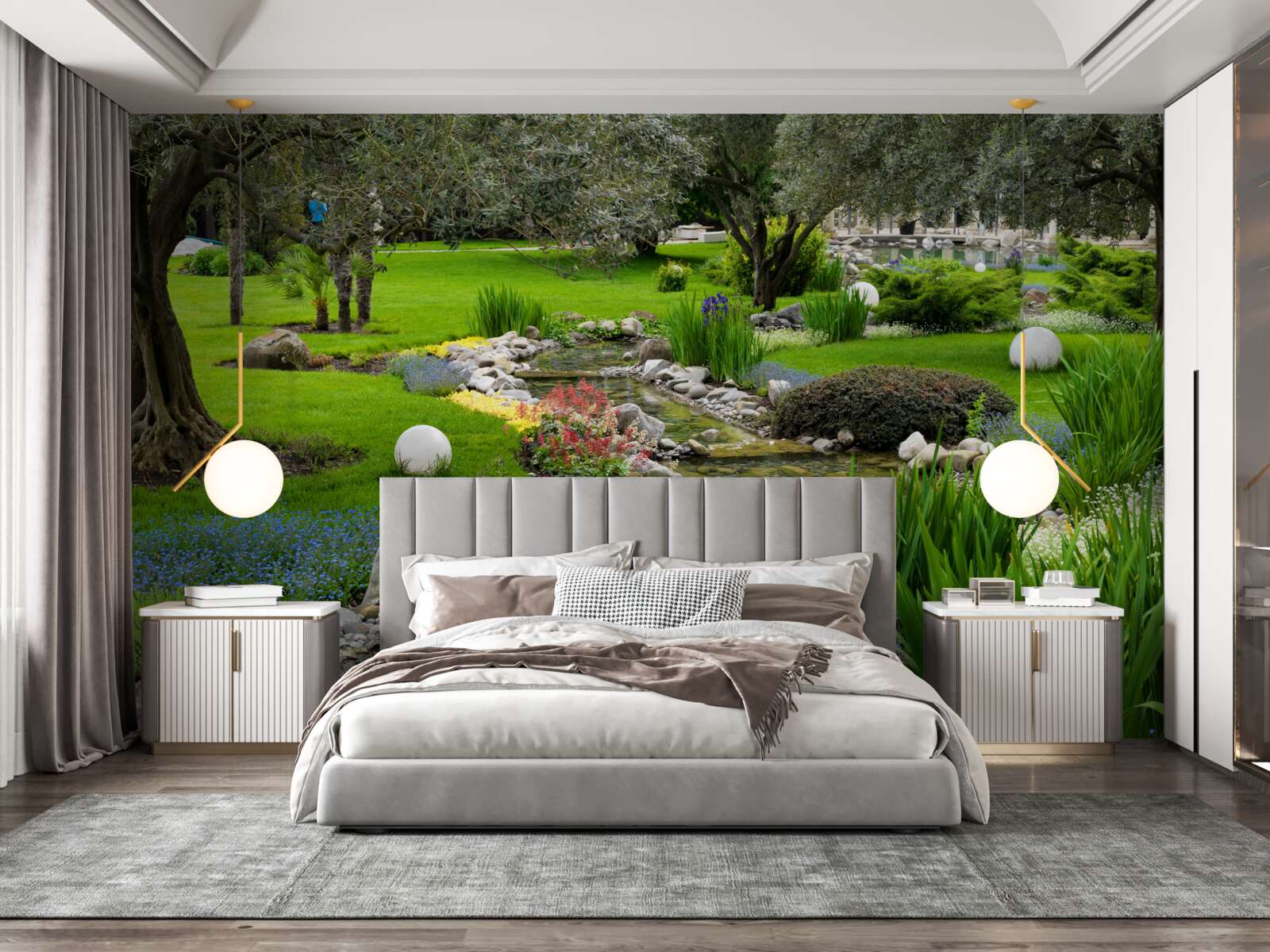 Fototapet grădina japoneză este ca o oază