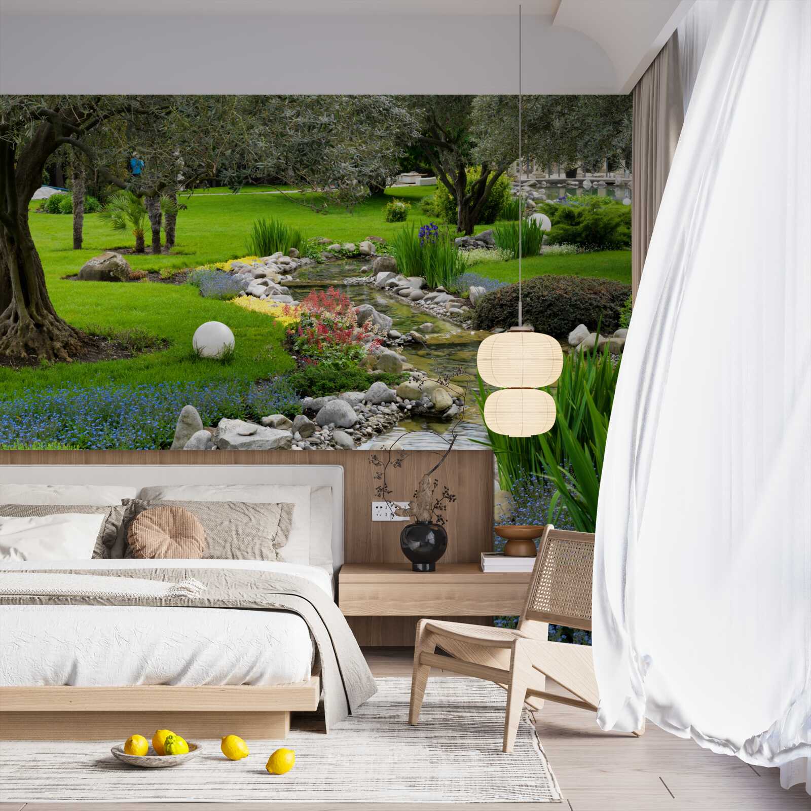 Fototapet grădina japoneză este ca o oază