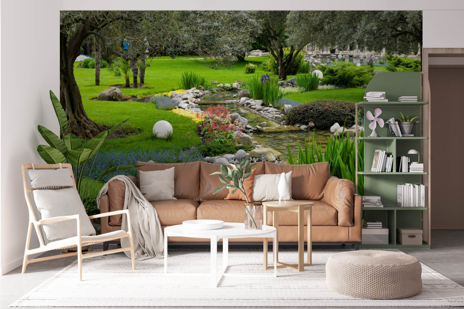 Fototapet grădina japoneză este ca o oază