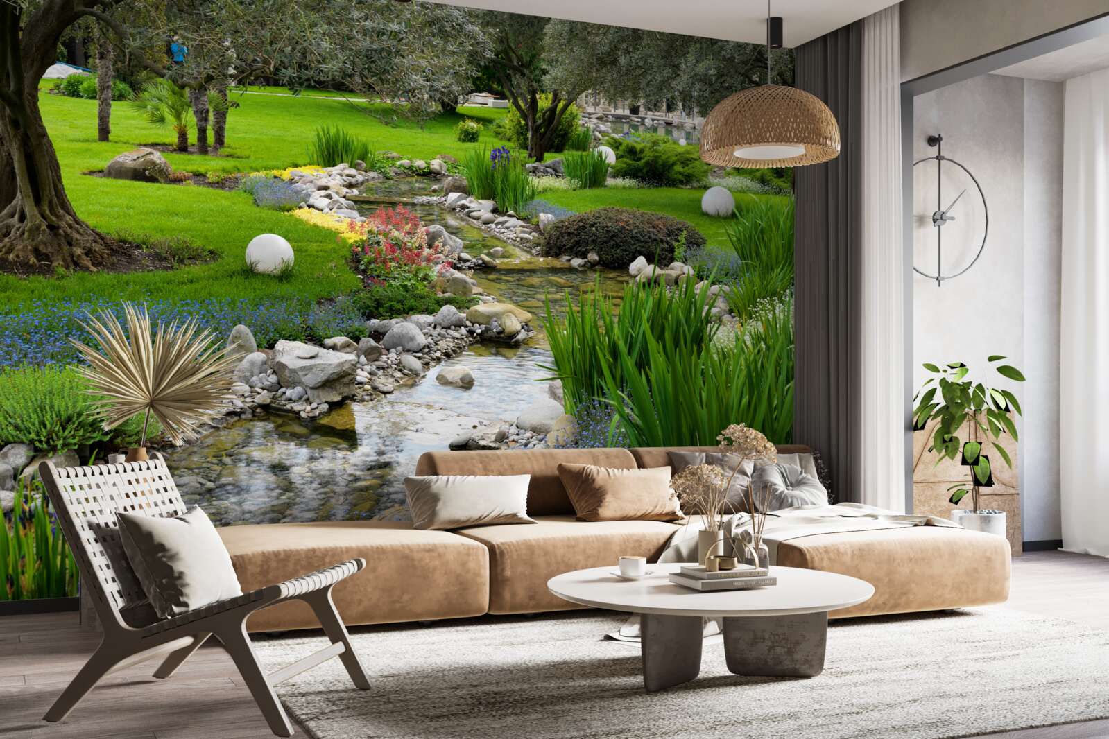 Fototapet grădina japoneză este ca o oază