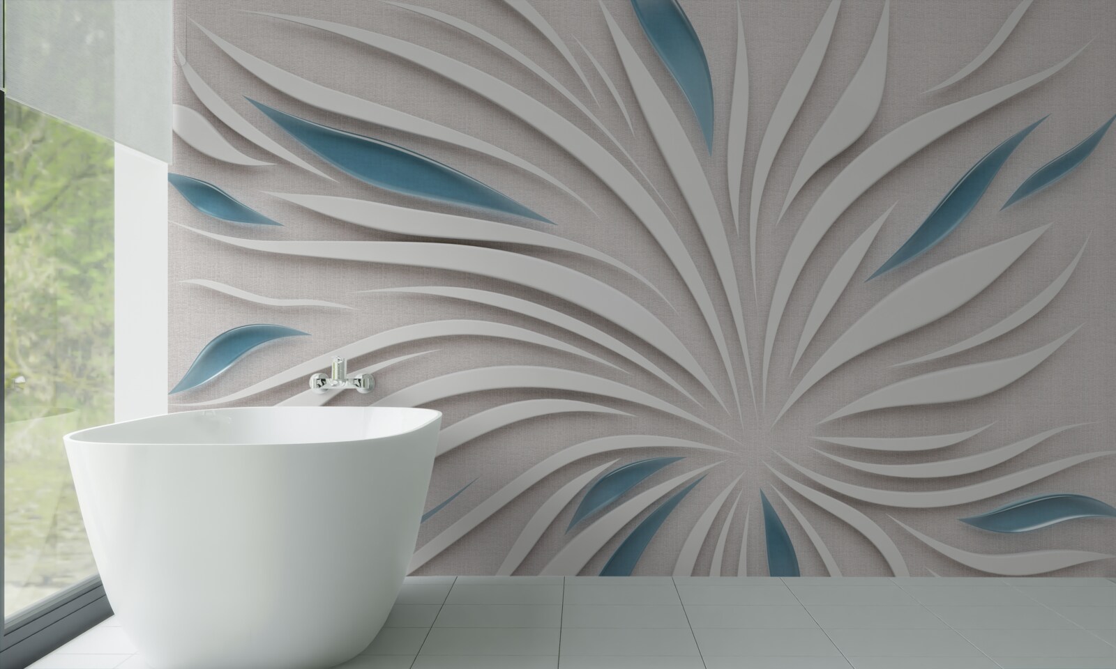 Fototapet linii în format 3d