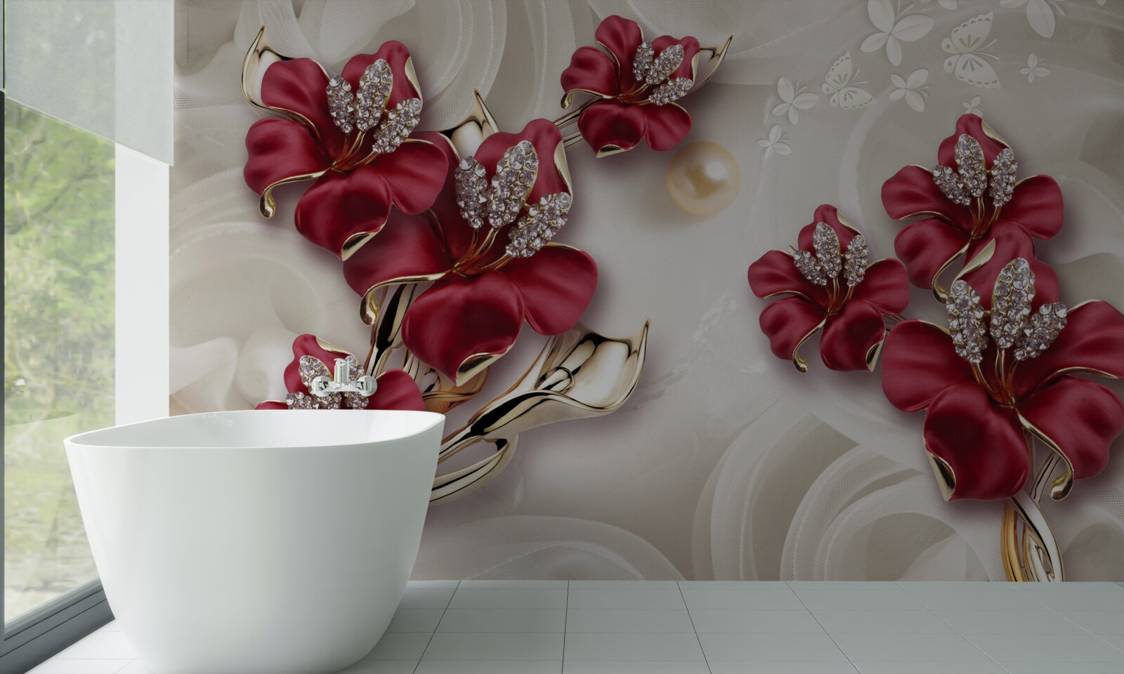 Fototapet pereche de plante