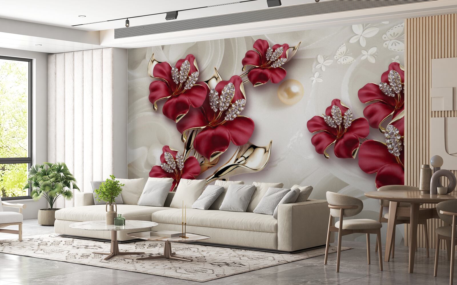 Fototapet pereche de plante