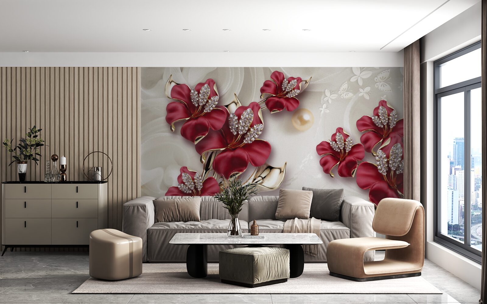 Fototapet pereche de plante