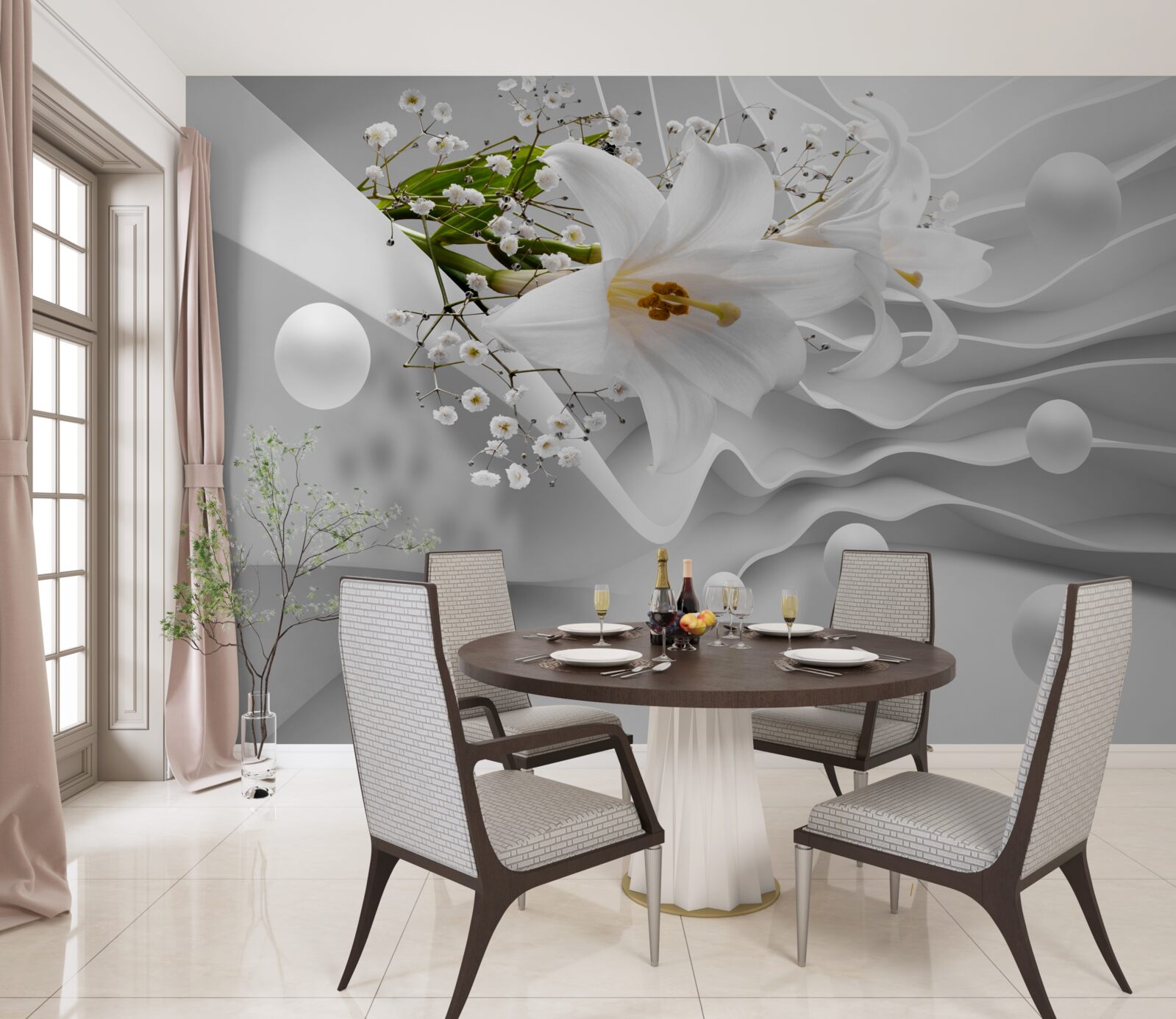 Fototapet crini spațiali