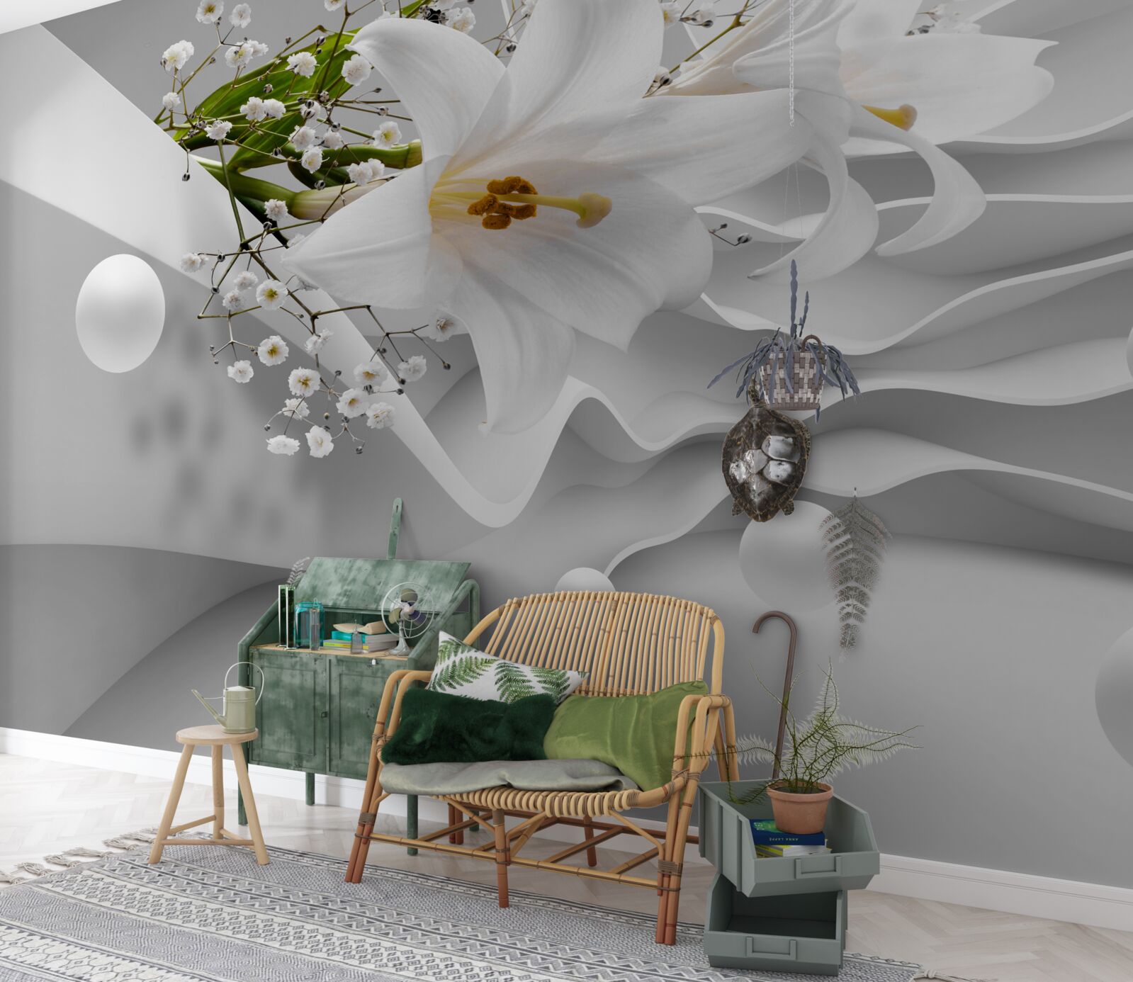 Fototapet crini spațiali