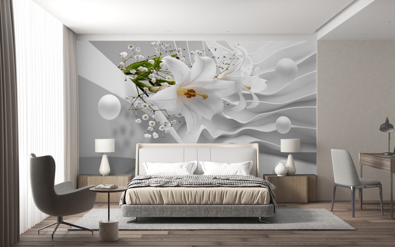 Fototapet crini spațiali