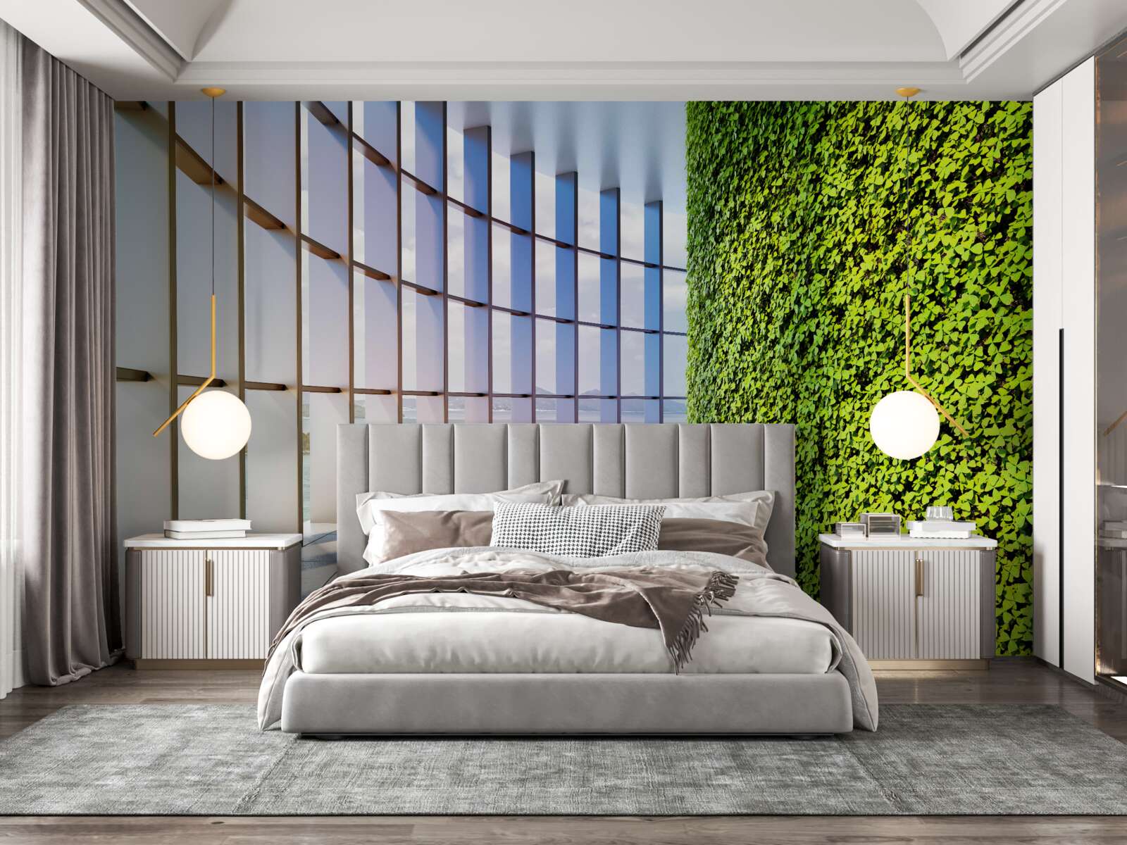 Fototapet Peretele este verde