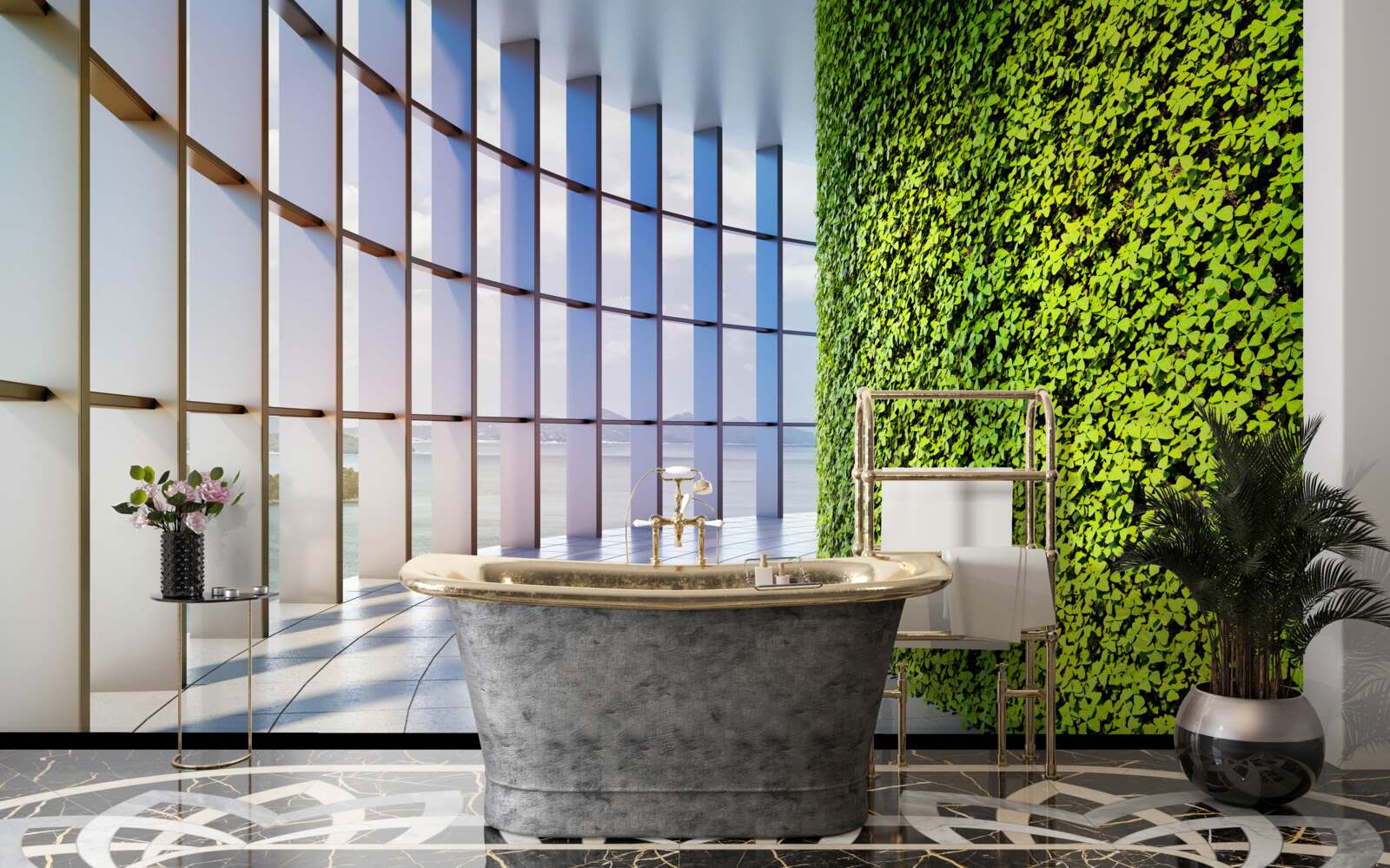 Fototapet Peretele este verde