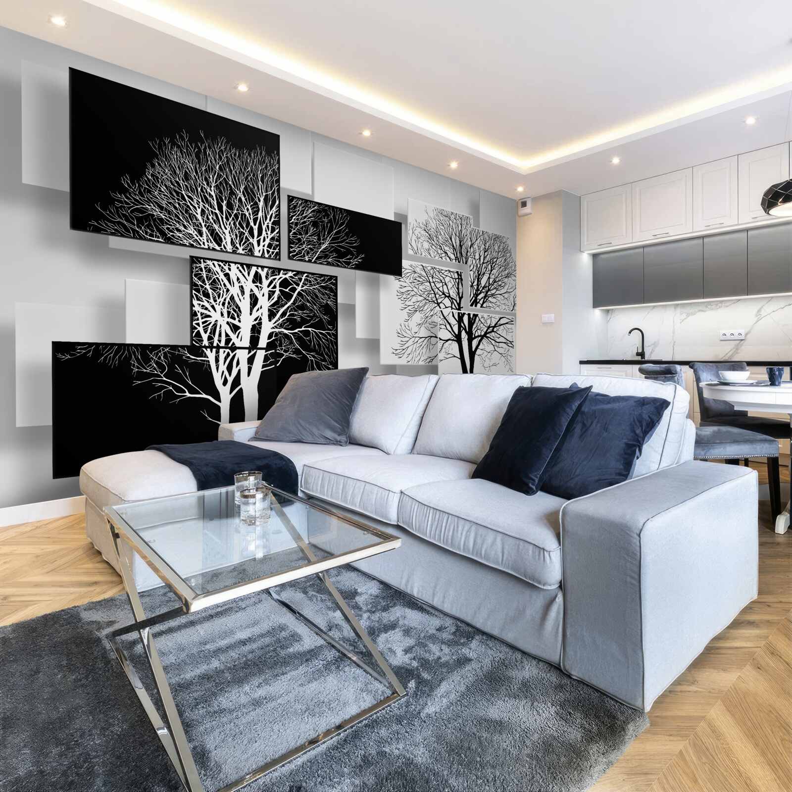 Fototapet copaci ai timpului nostru