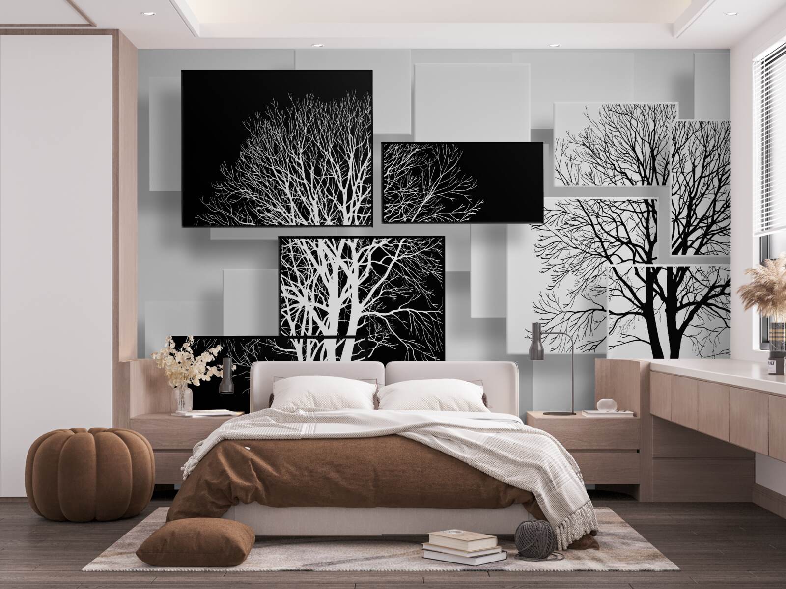 Fototapet copaci ai timpului nostru