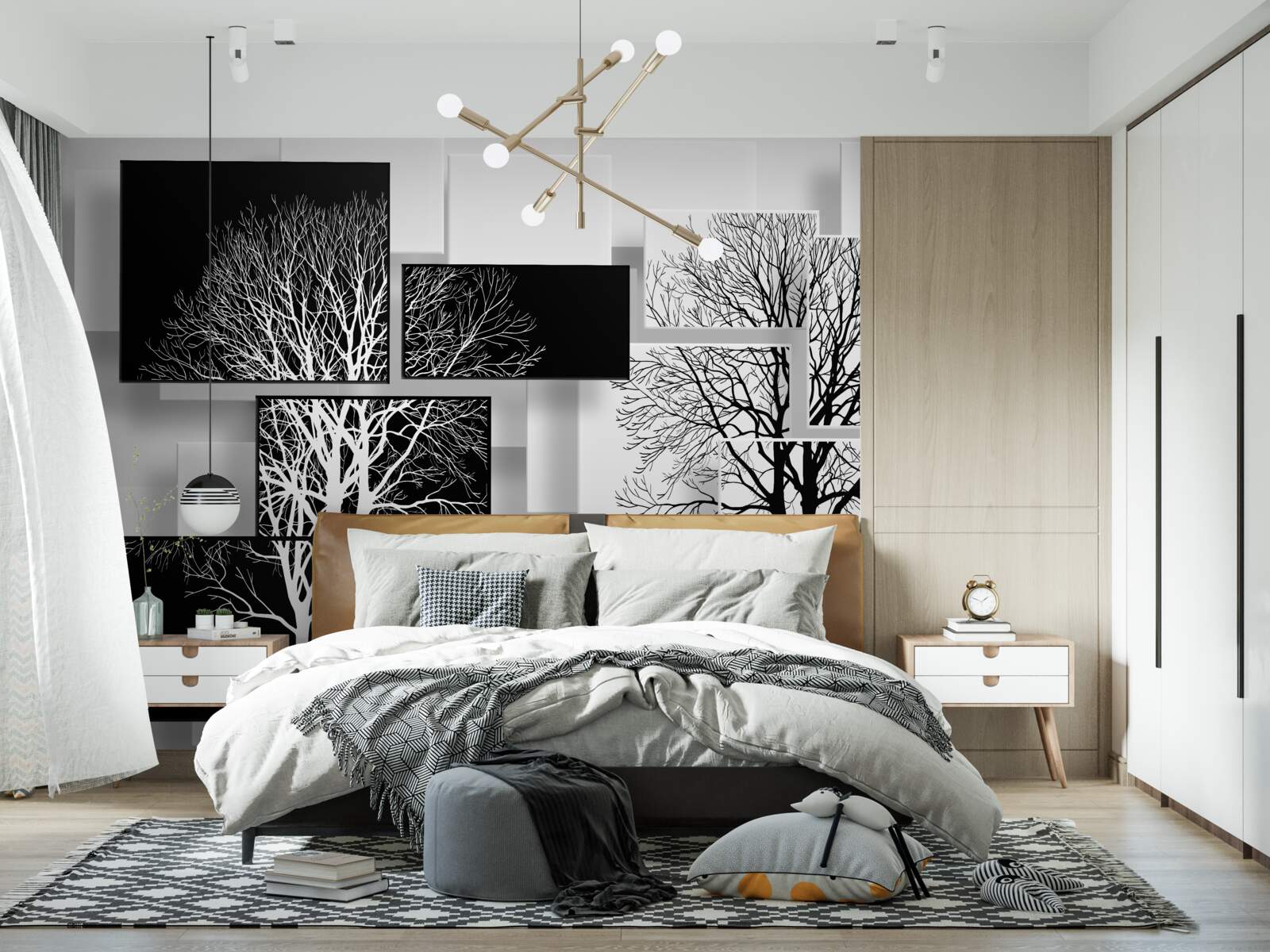 Fototapet copaci ai timpului nostru