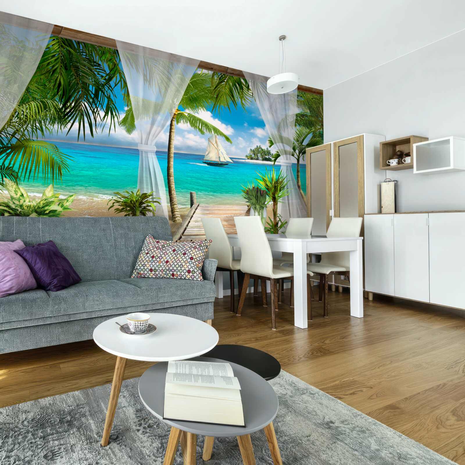 Fototapet verandă aproape de ocean